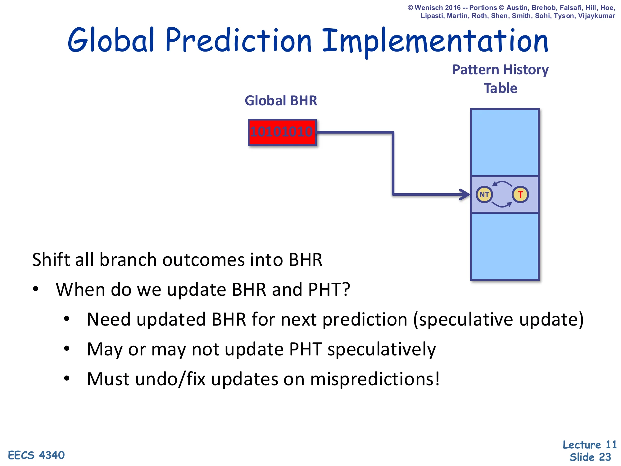 Global Prediction Implementation (slide 23)