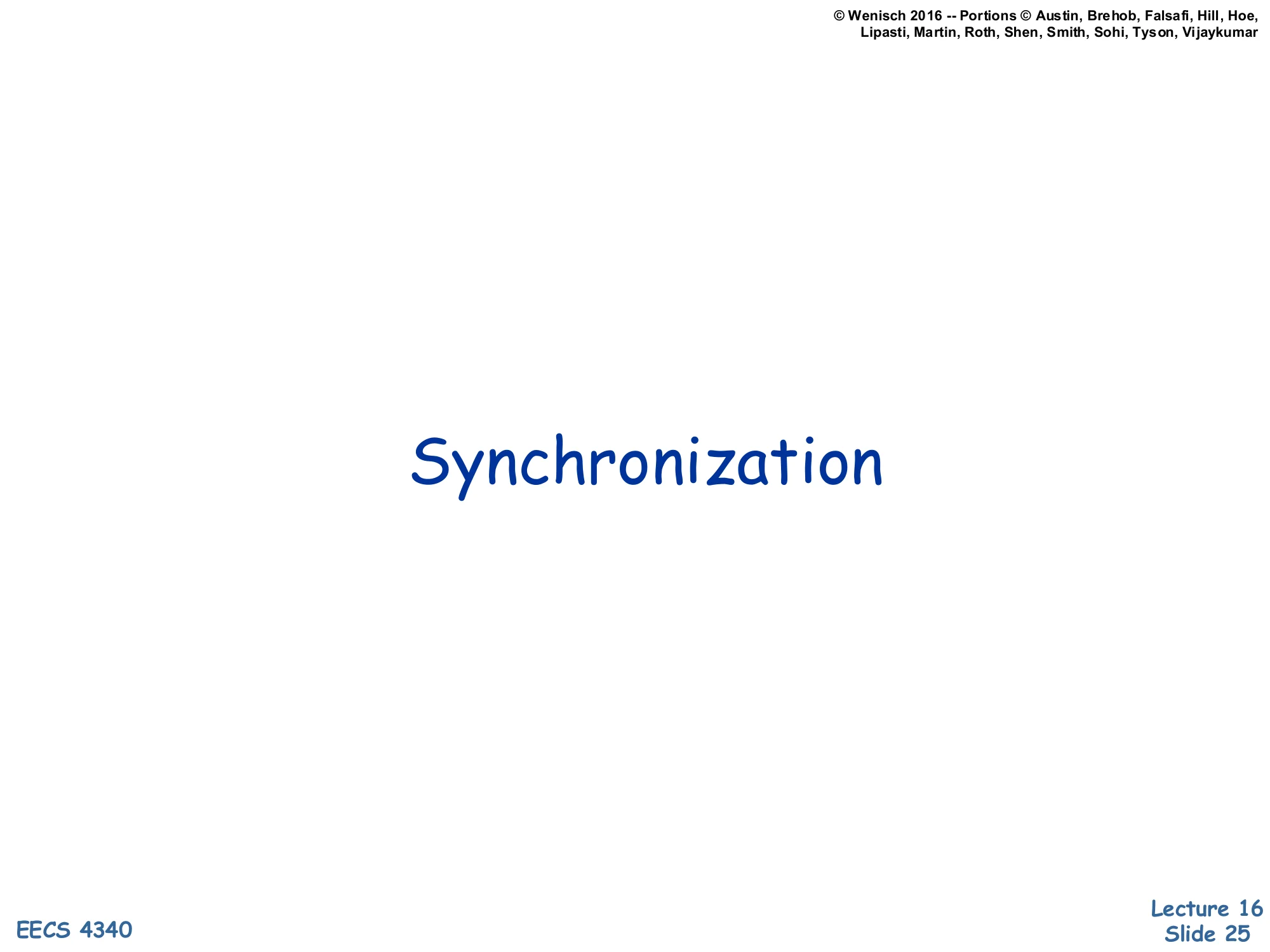 Synchronization (slide 25)